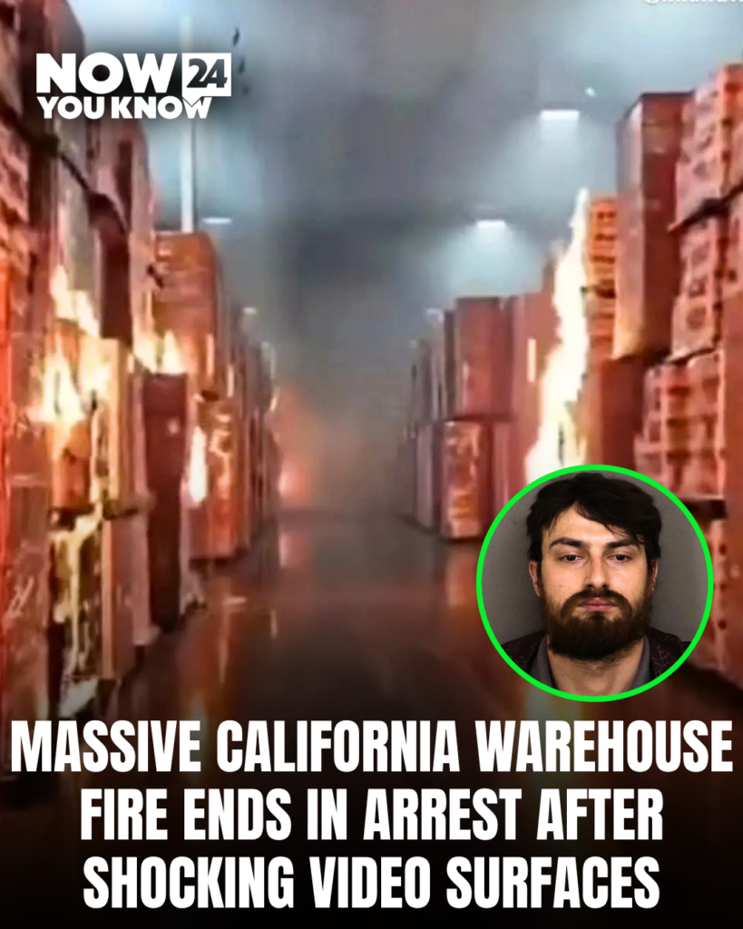 Massive California Warehouse Fire Ends in Arrest After Shocking Video ...